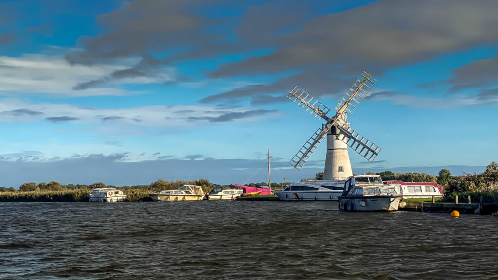 view of the picturesque Thurne Mill