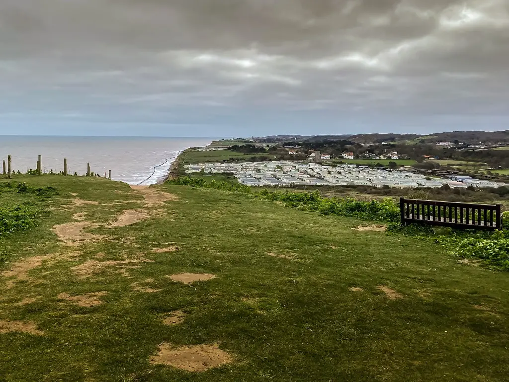 view looking east from the Beeston Bump walk