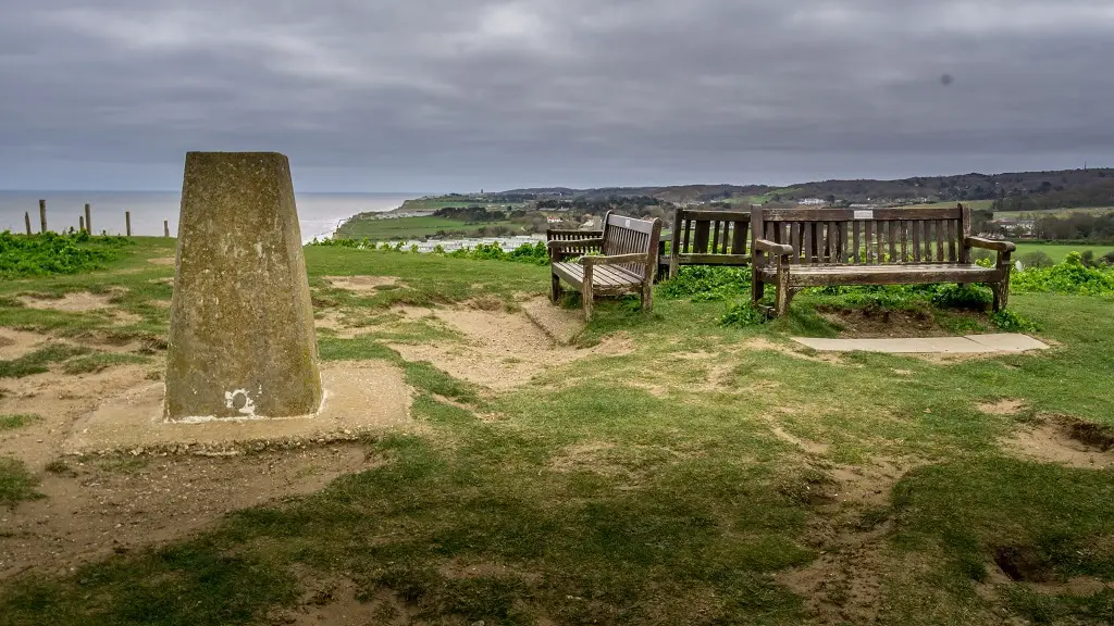 trig pillar at the top of beeston bump