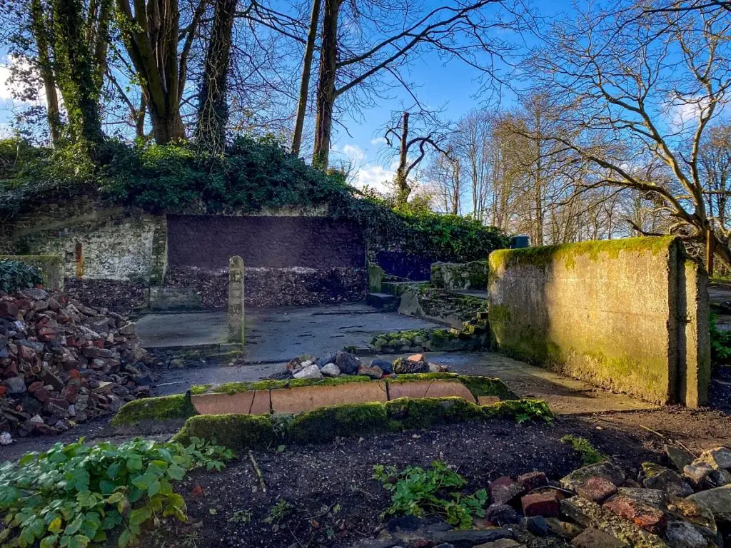 piggery ruins at kett's heights in Norwich