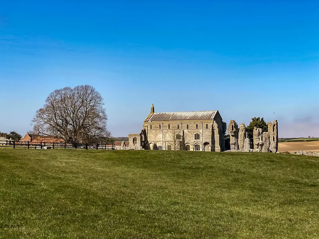 binham priory from a distance