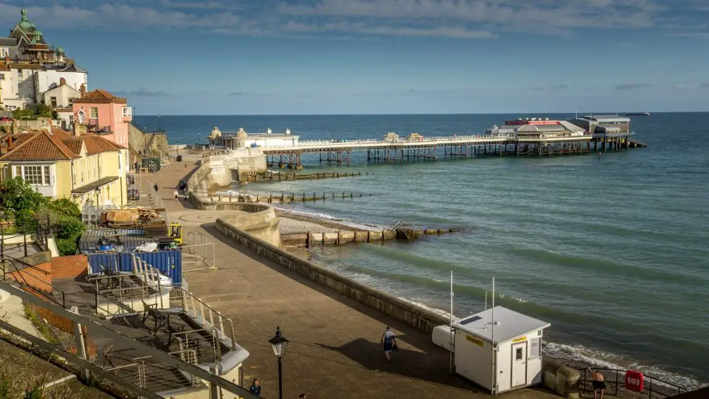 view of the cromer pier