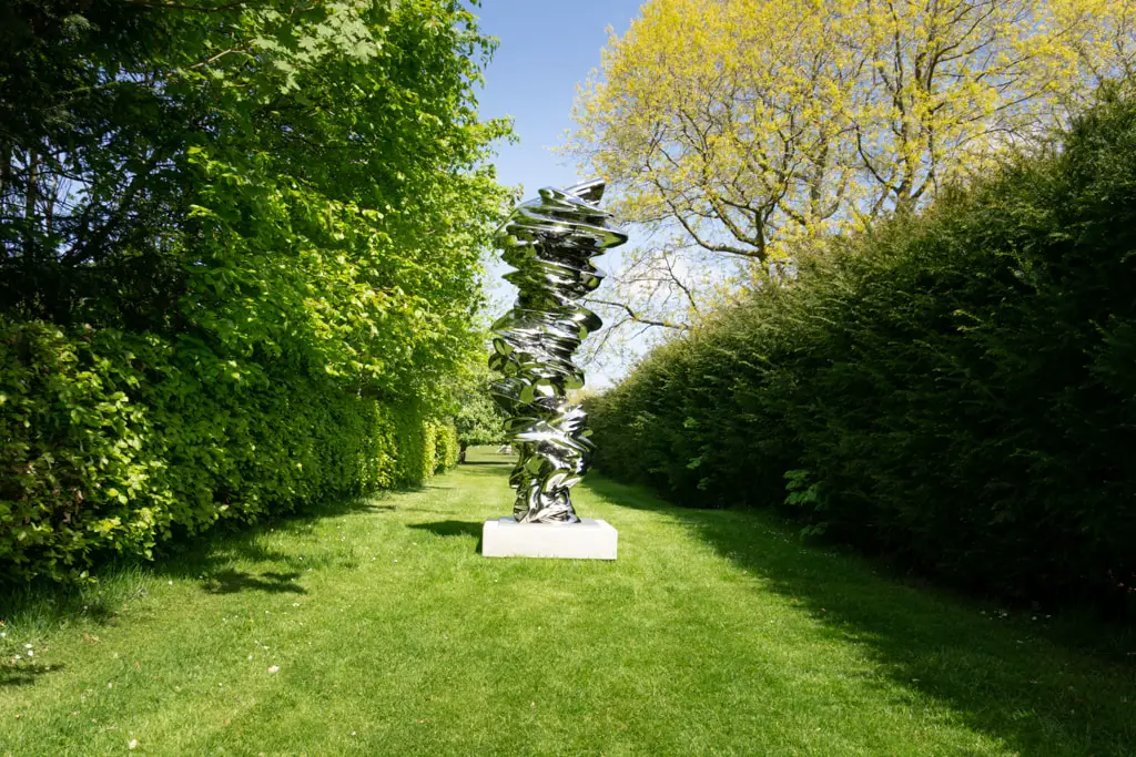 It is It Isn't by tony cragg on display at Houghton Hall in Norfolk England 