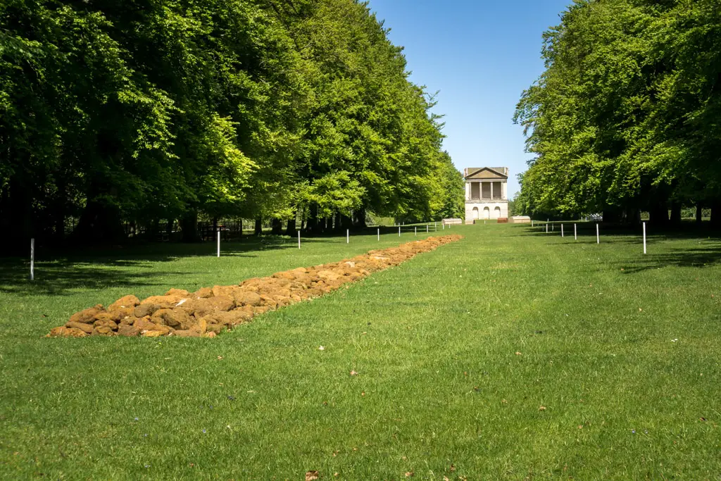 a line in norfolk at houghton hall