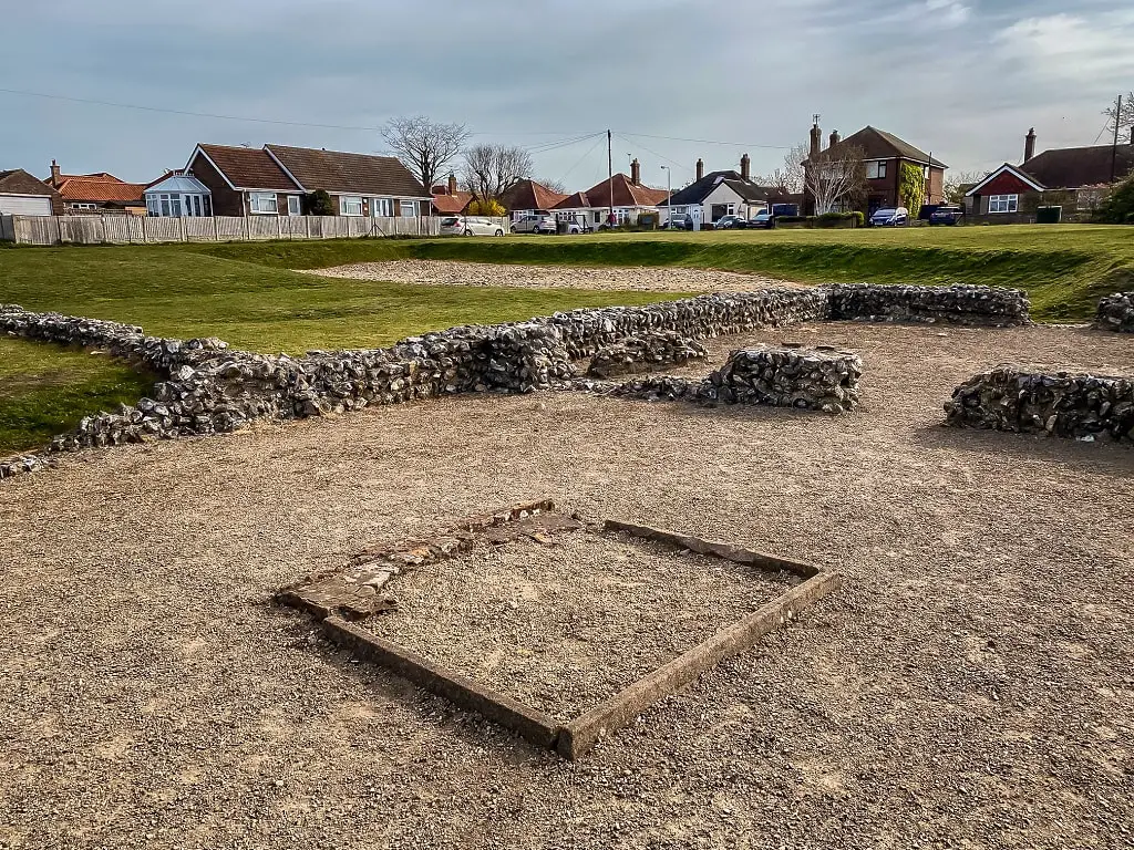 inside what is called building i at caister roman fort