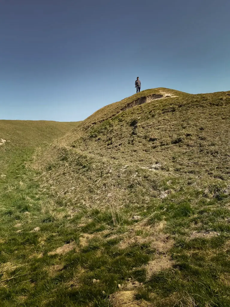 russell at warham camp hill fort