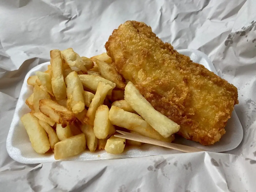 fish & chips from the Sheringham Trawler