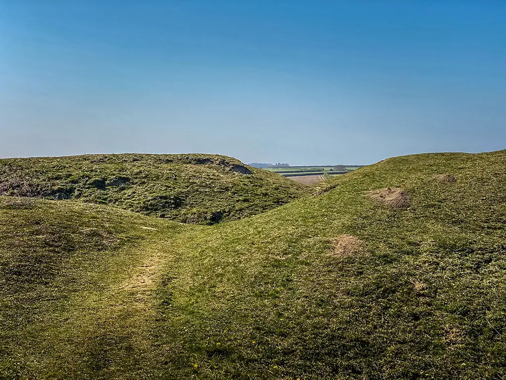 warham hill fort in norfolk