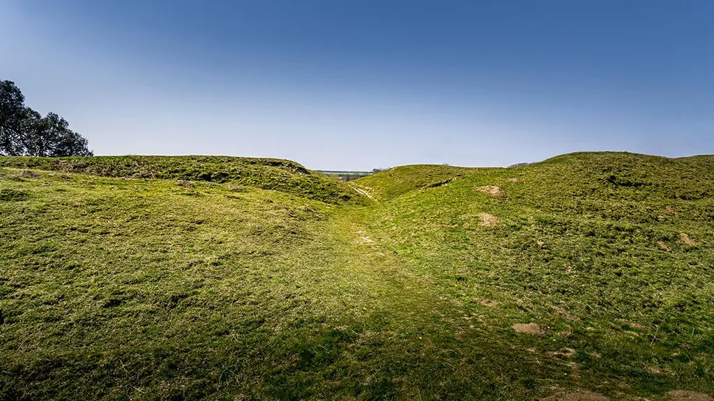 warham hill fort in norfolk