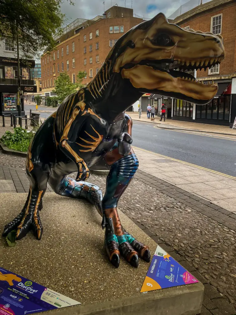 60 million years from the gogodiscover trex trail in norwich