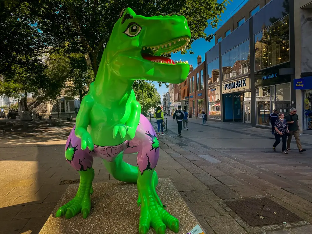 hulkasaurus from the gogodiscover trex trail in norwich