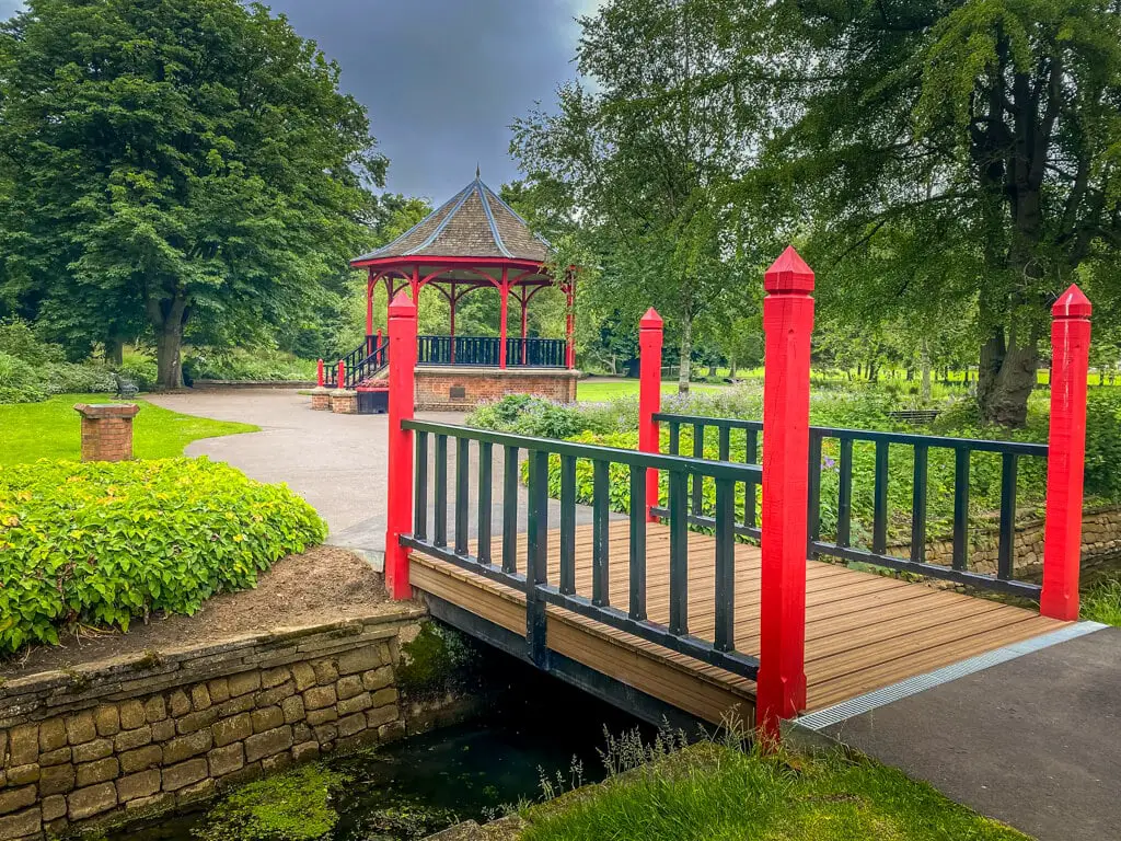 bandstand at the walks in Kings Lynn