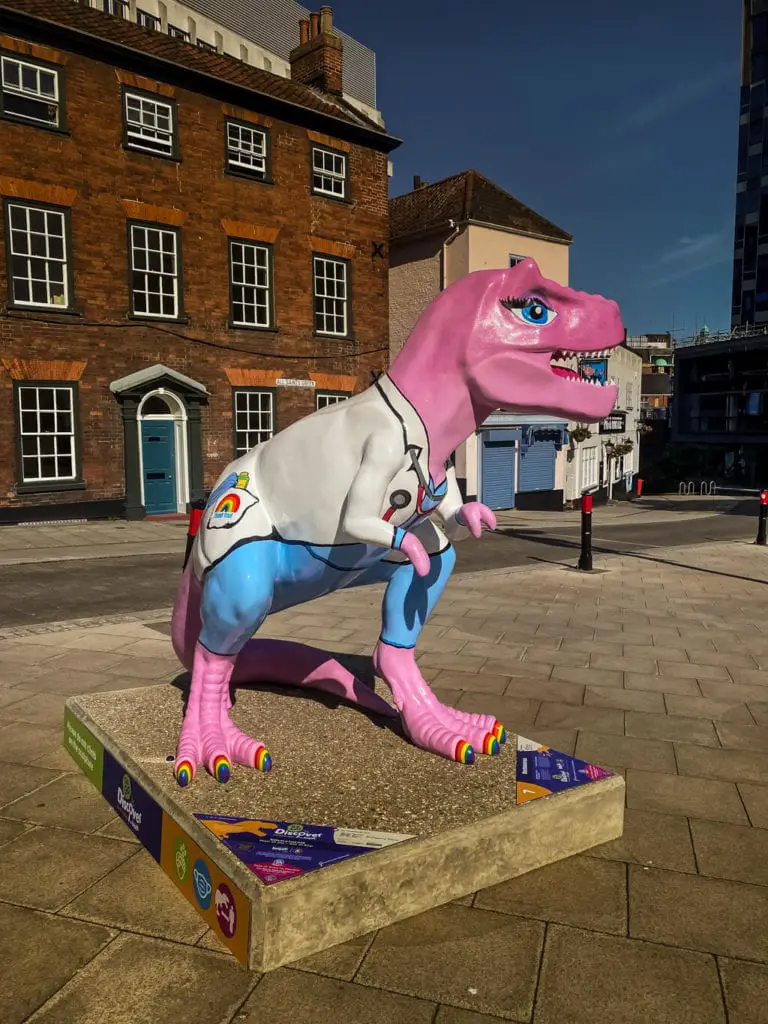 doctorasaurus from the gogo discover trex trail in norwich