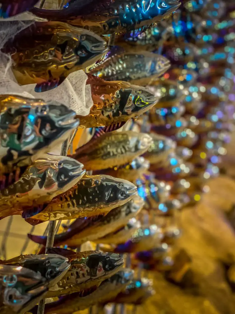 fish for the “Your Waves Go Over Me” art installation at Norwich Cathedral