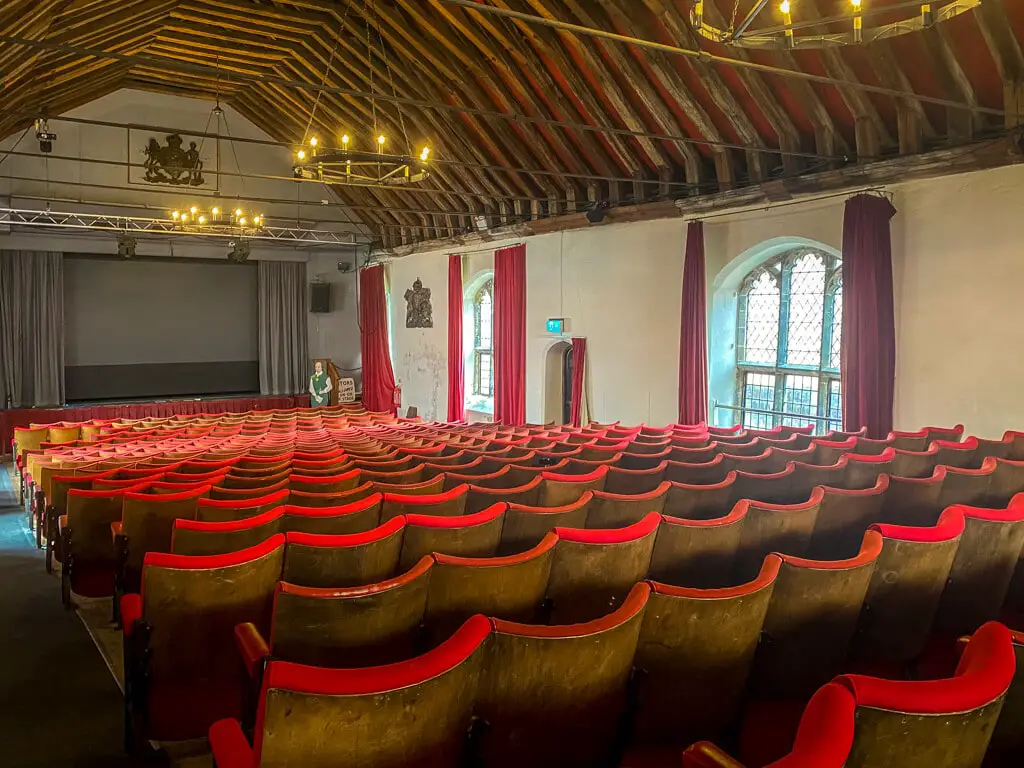 theatre inside st george's guildhall in King's Lynn where Shakespeare performed