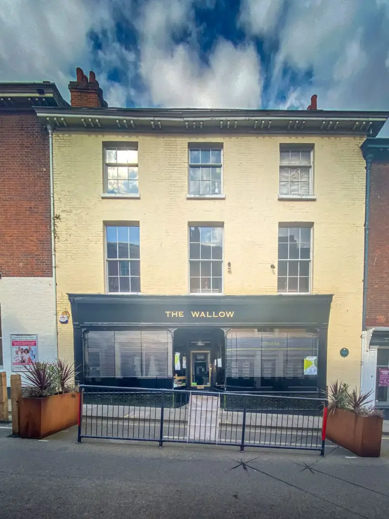 exterior of wallow wine bar in norwich
