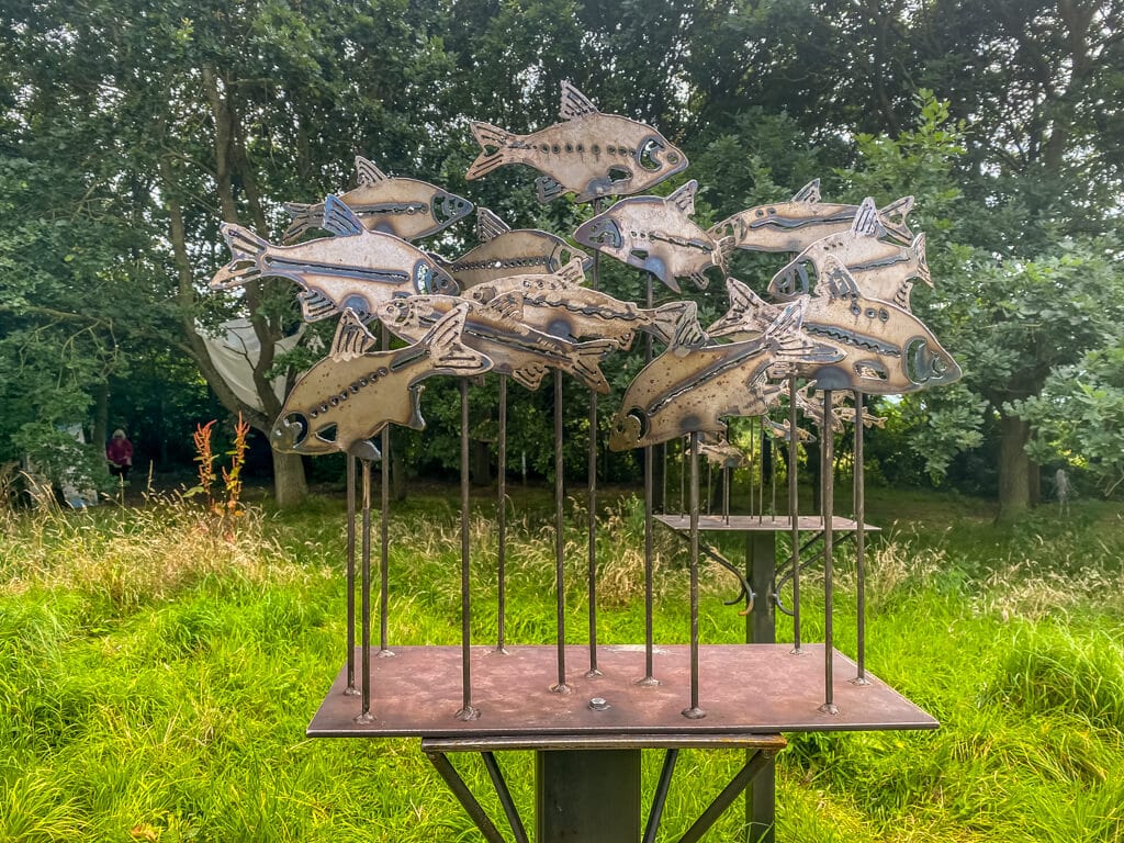 work by Andy Jarrett from raveningham sculpture trail