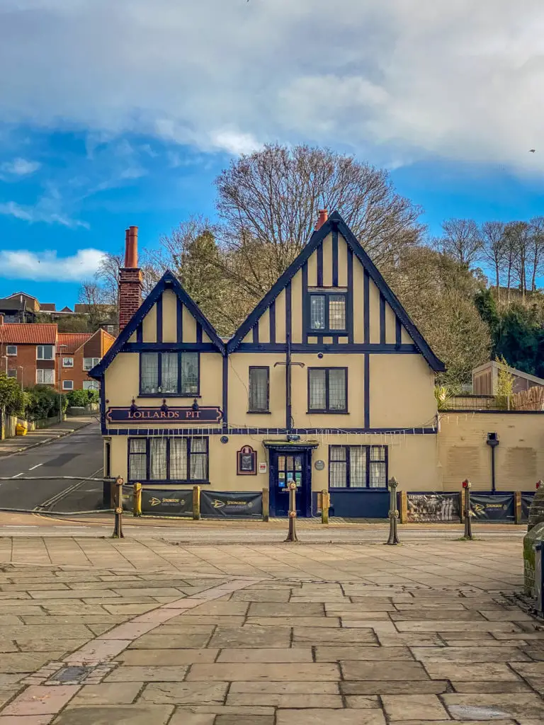 exterior view of lollards pit pub in norwich