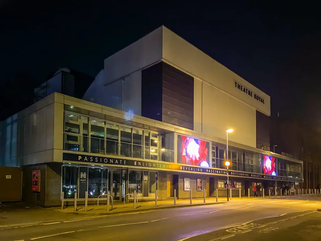 norwich theatre royal's digital screens as art for love light norwich