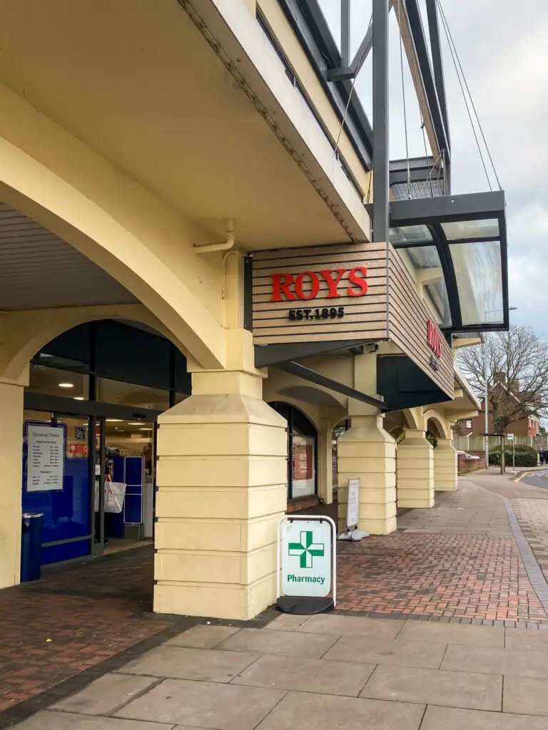 exterior of roys store in wroxham