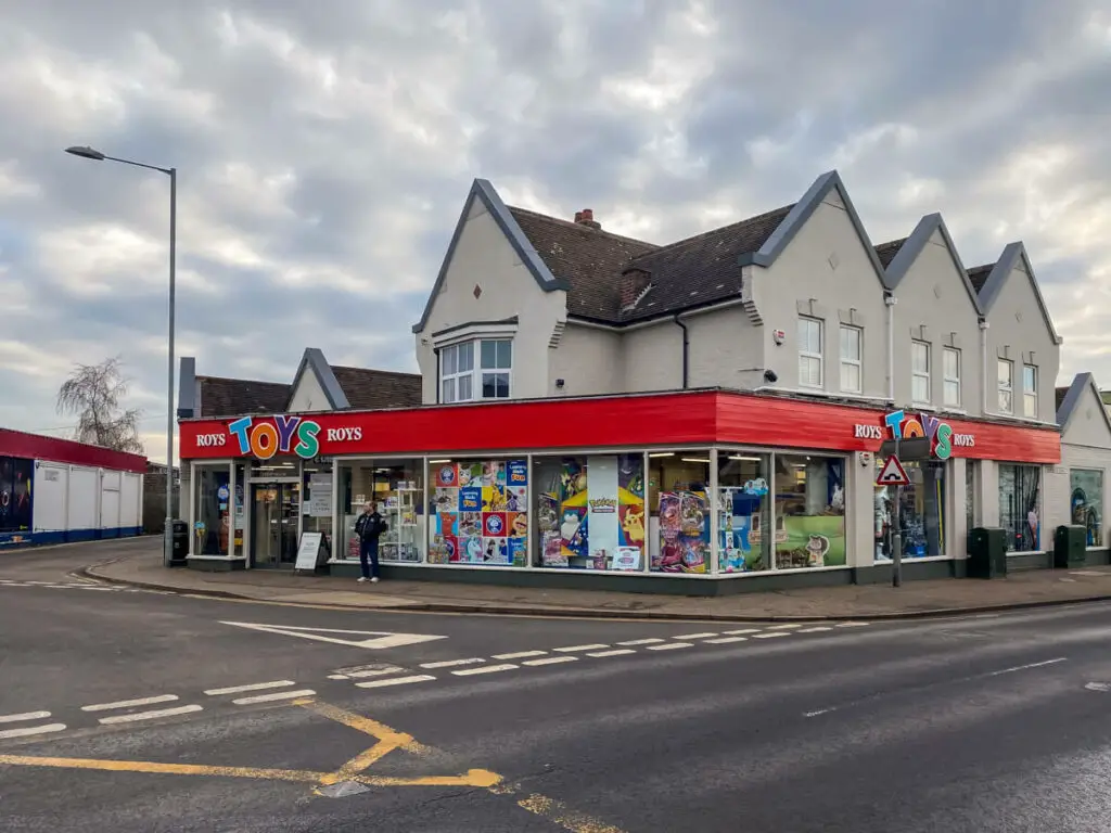 exterior view of roys toys in Wroxhams