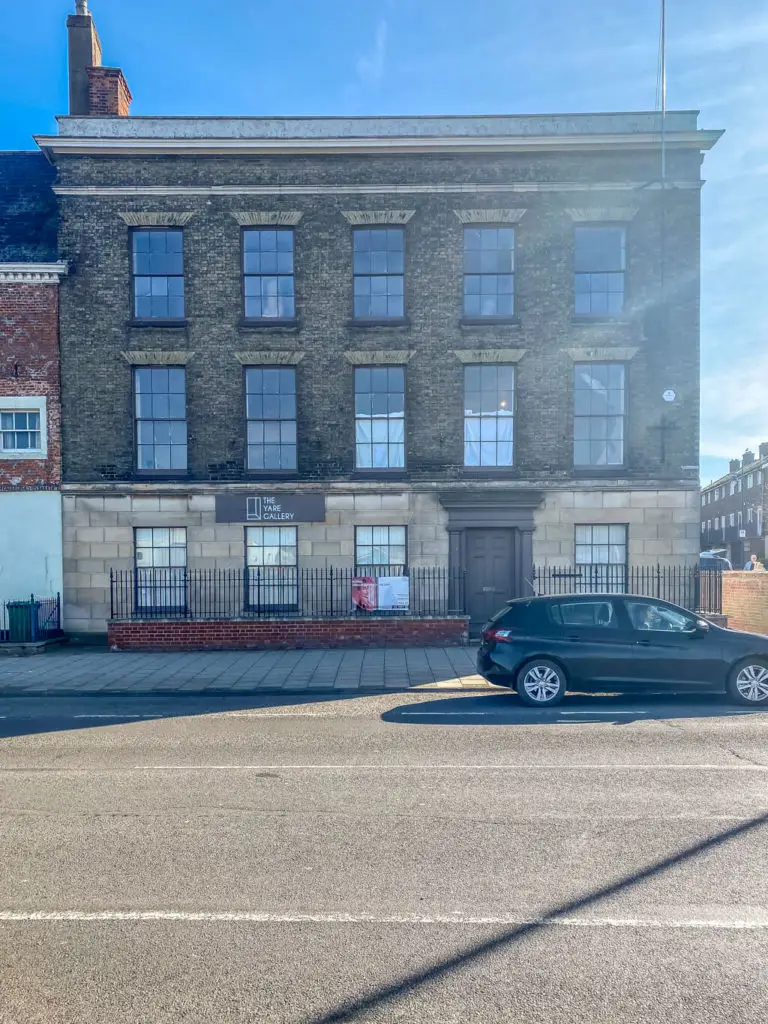 exterior of the yare gallery in great yarmouth