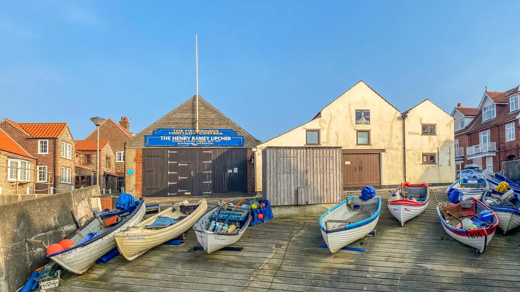 boats outside the fishermans lifeboat museum