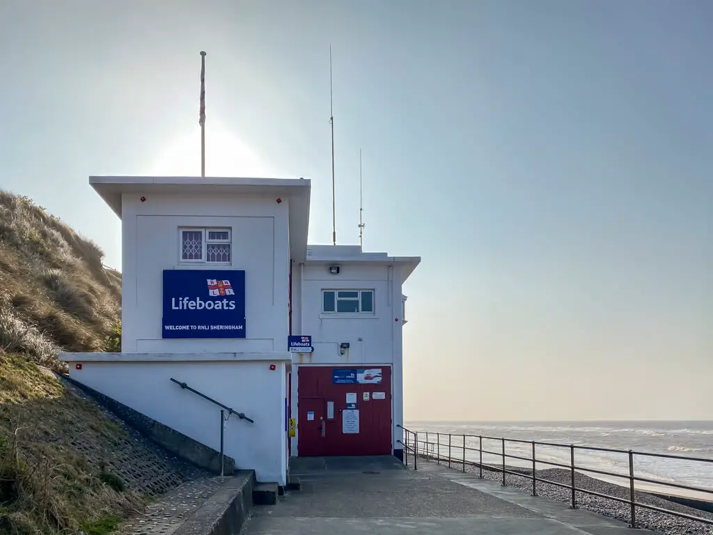 rnli building in sheringham