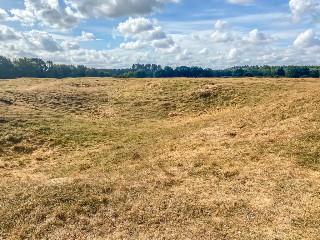 uneven land at grimes graves