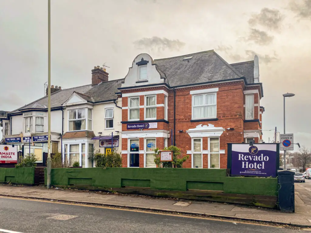 exterior of the revado hotel near norwich city centre