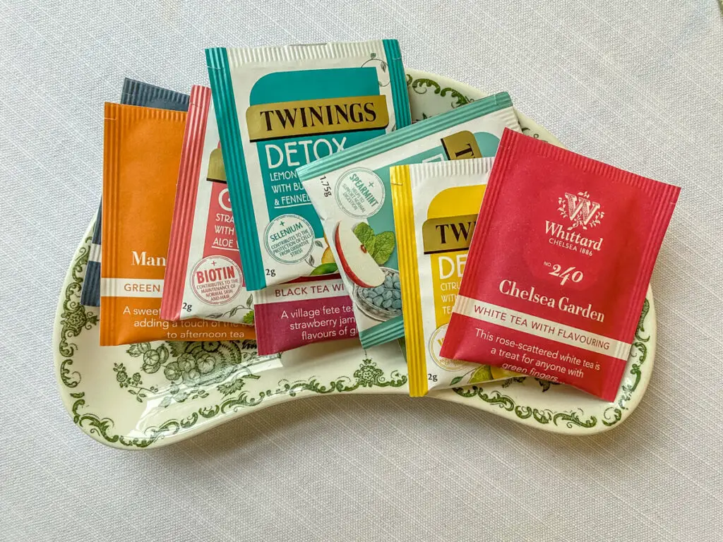 selection of teas