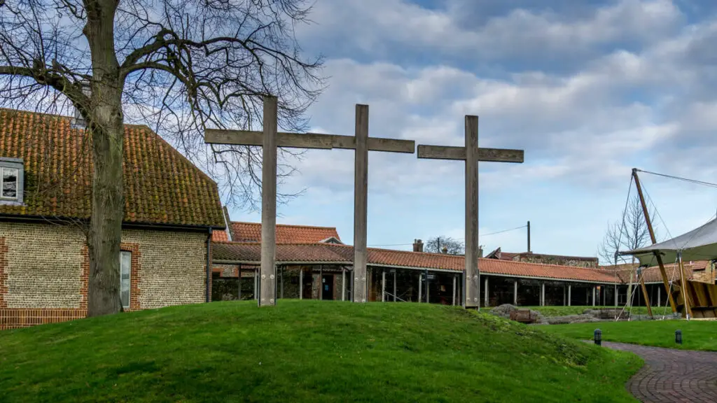 three crosses at Walsingham