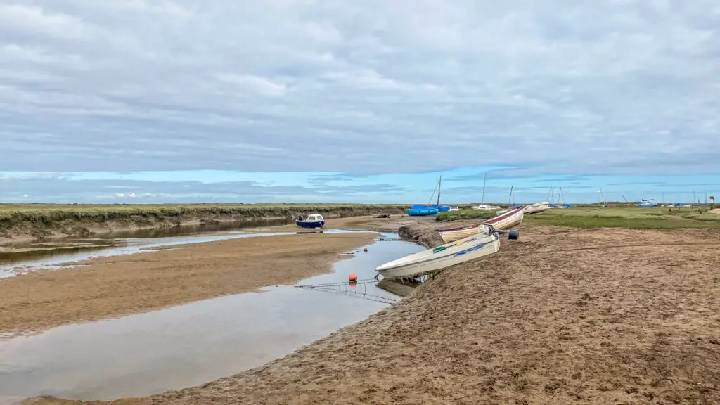 the scenic landscape in Blakeney where you can enjoy a peaceful walk