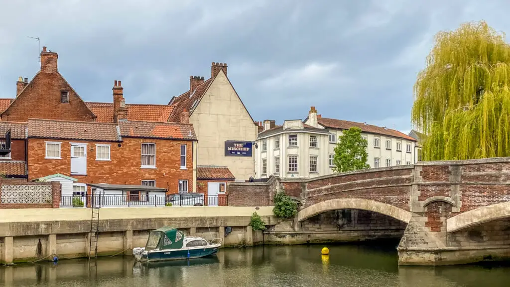 exterior of the mischief pub by the river wensum in Norwich