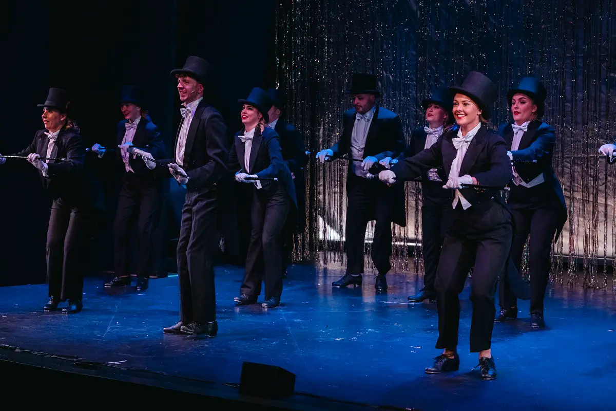 cast tap dancing in Young Frankenstein