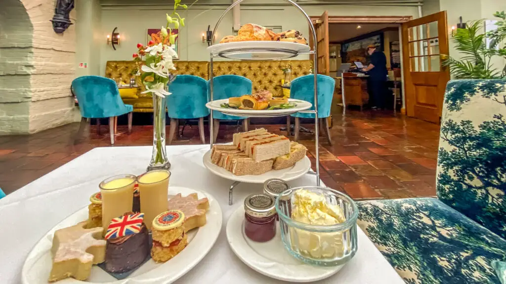 food that is part of the afternoon tea at the maids head hotel