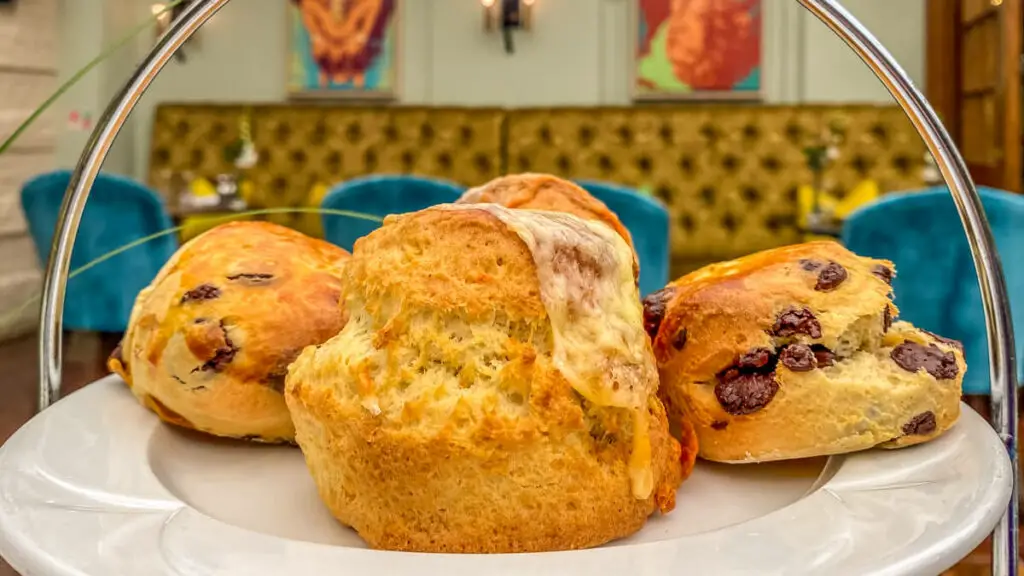 scones from the coronation afternoon tea at the maids head hotel