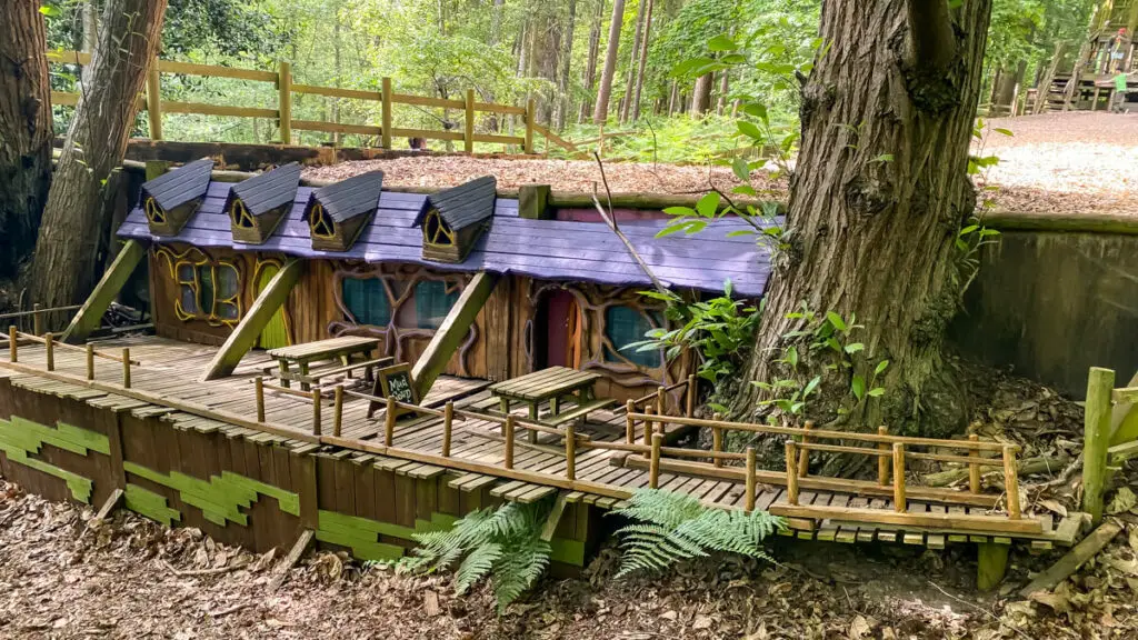 miniature cottages at bewilderwood