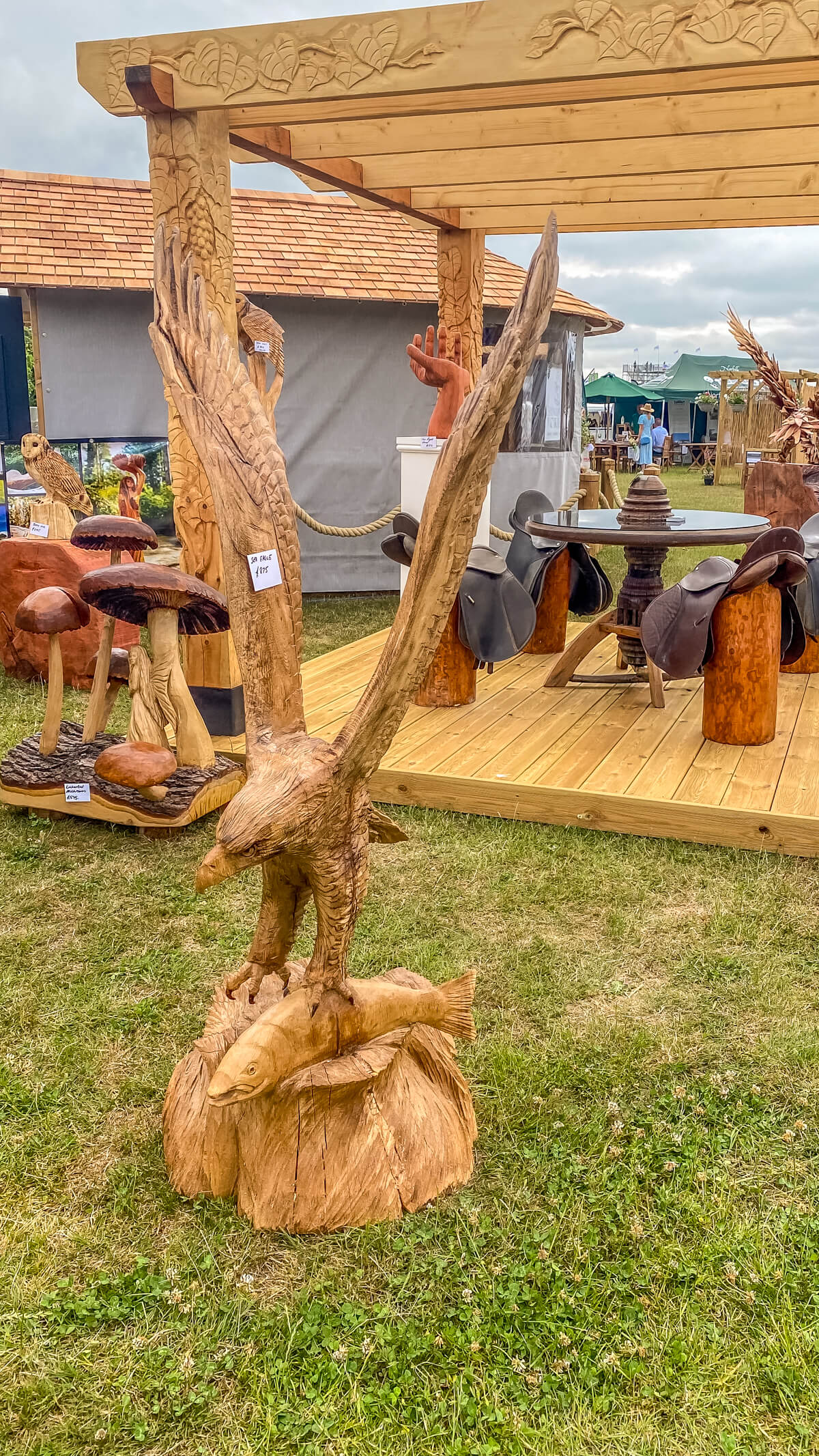 wood carving at the Royal Norfolk Show