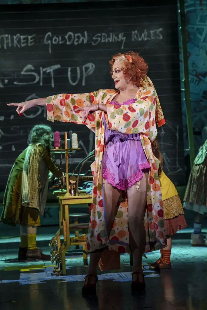 craig revel horwood as miss hanigan in Annie