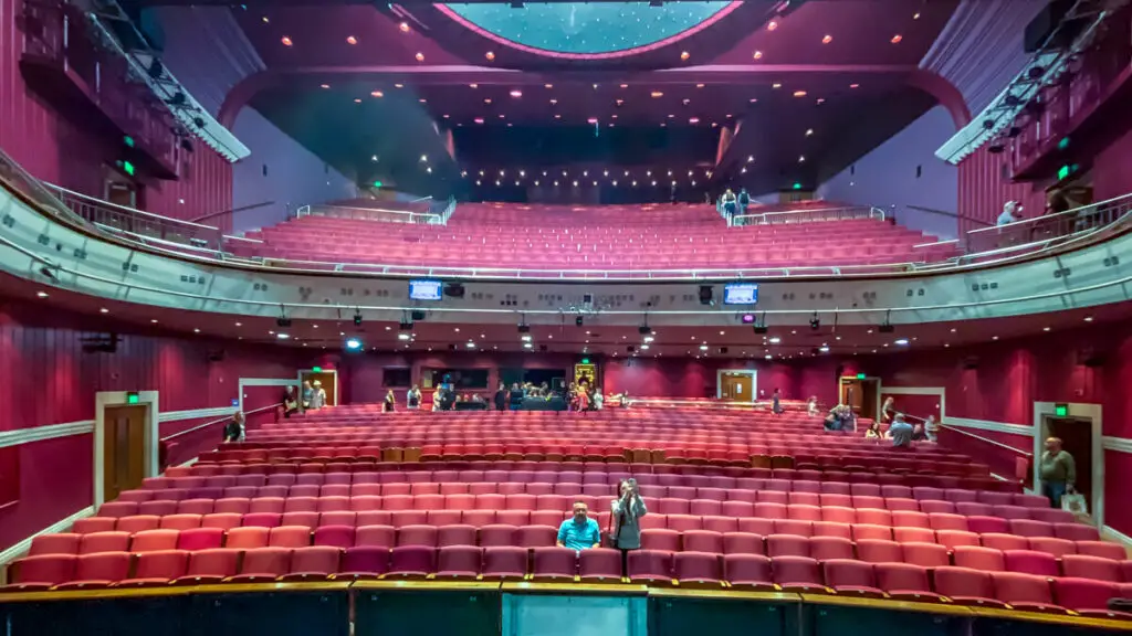 view of the seats inside Norwich Theatre Royal