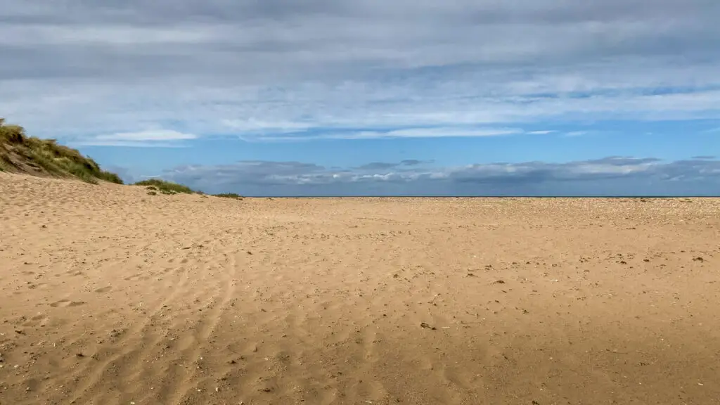 stretch of sand on Scolt Head Island