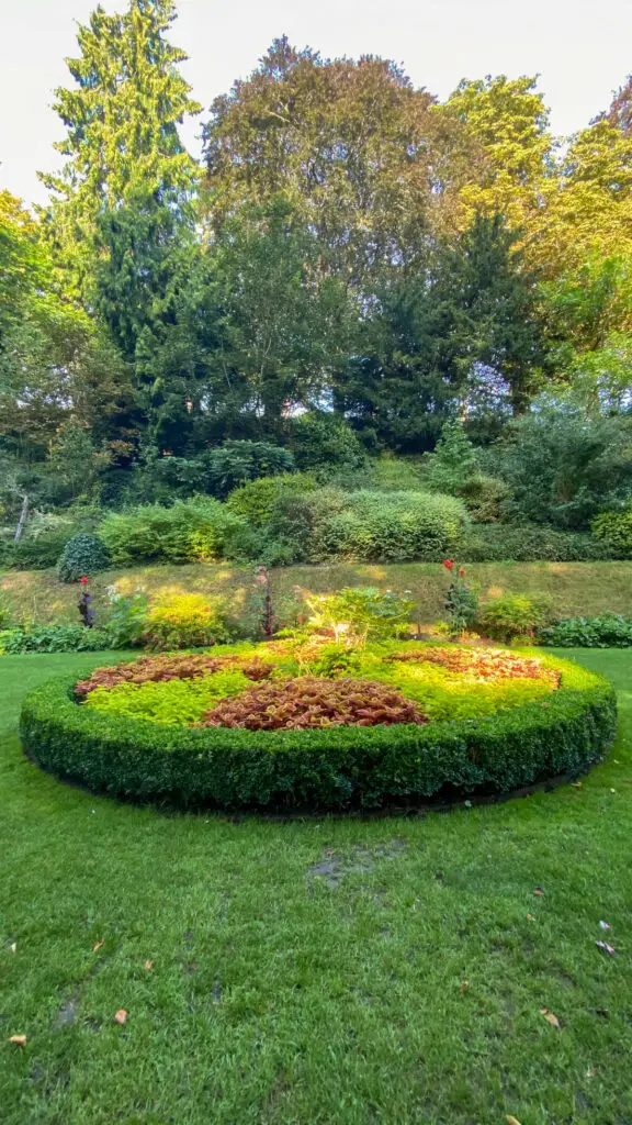 flower bed at Plantation Garden in Norwich