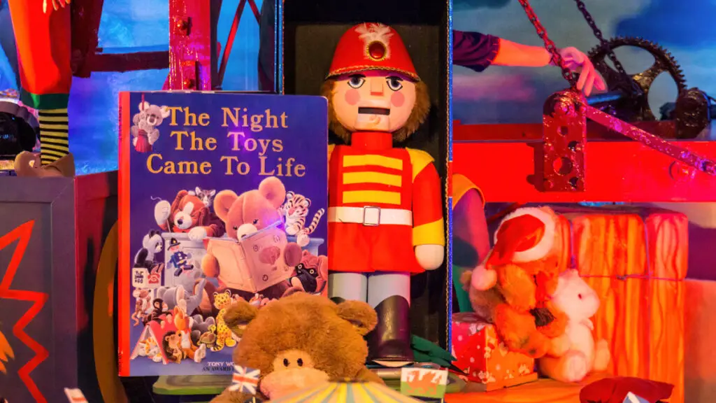 santa's toy workshop inside Fantasyland at Thursford